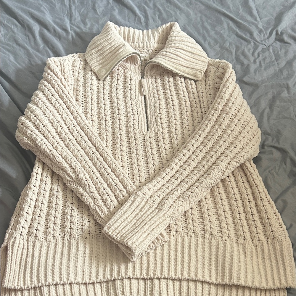 Nwt aerie quarter zip sweater